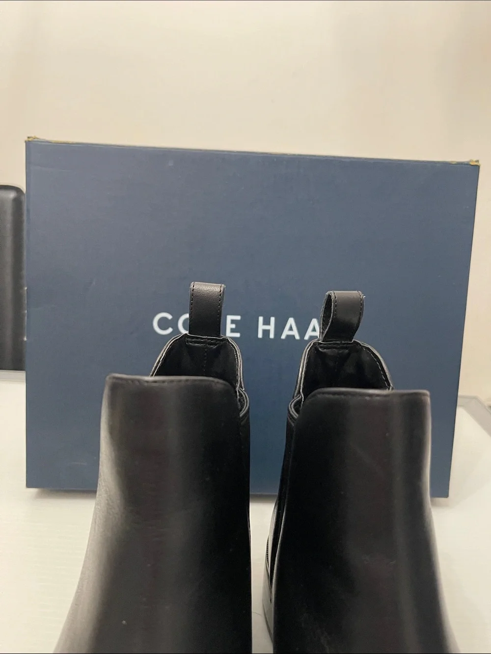 Cole Haan Laina Black Leather Boot Womens Size 7B